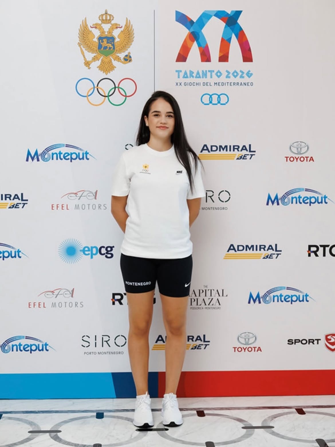 Helena Backović, članica Karate kluba Omladinac i reprezentativka Crne Gore