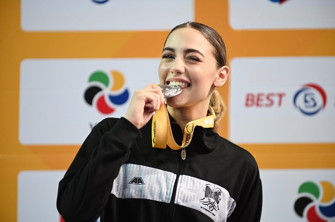 Una Raković, članica Karate kluba Omladinac sa evropskom medaljom