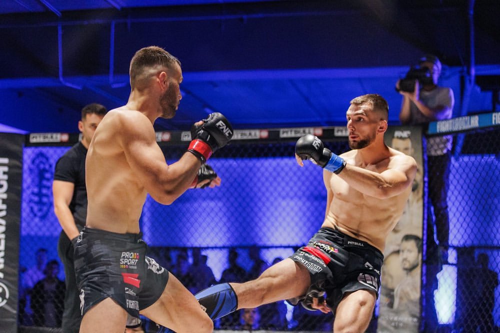 MMA trening i takmičar kluba Omladinac